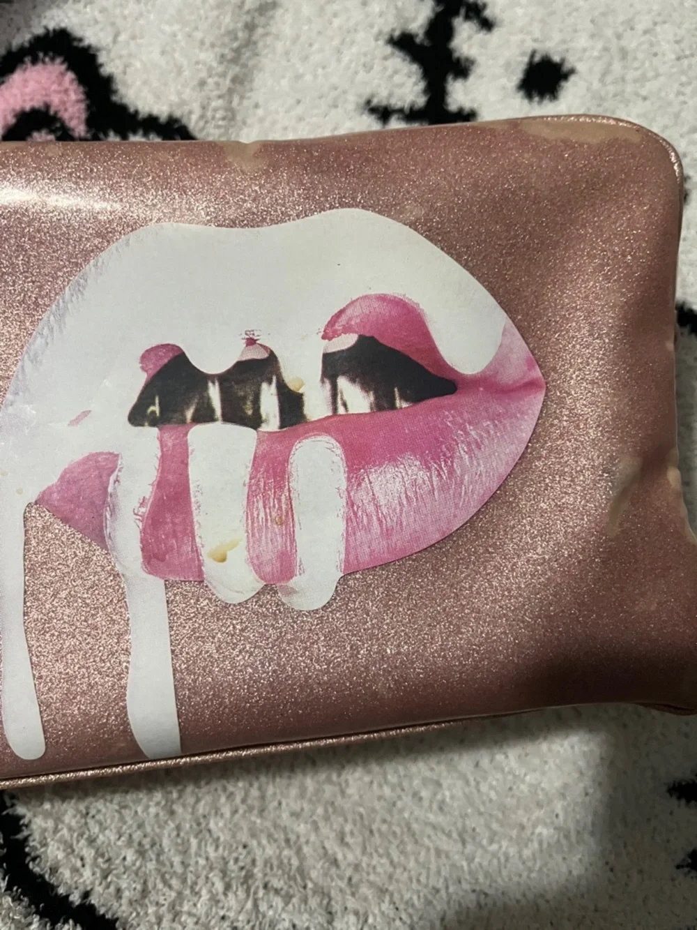 Kylie Lip Graphic Makeup Bag